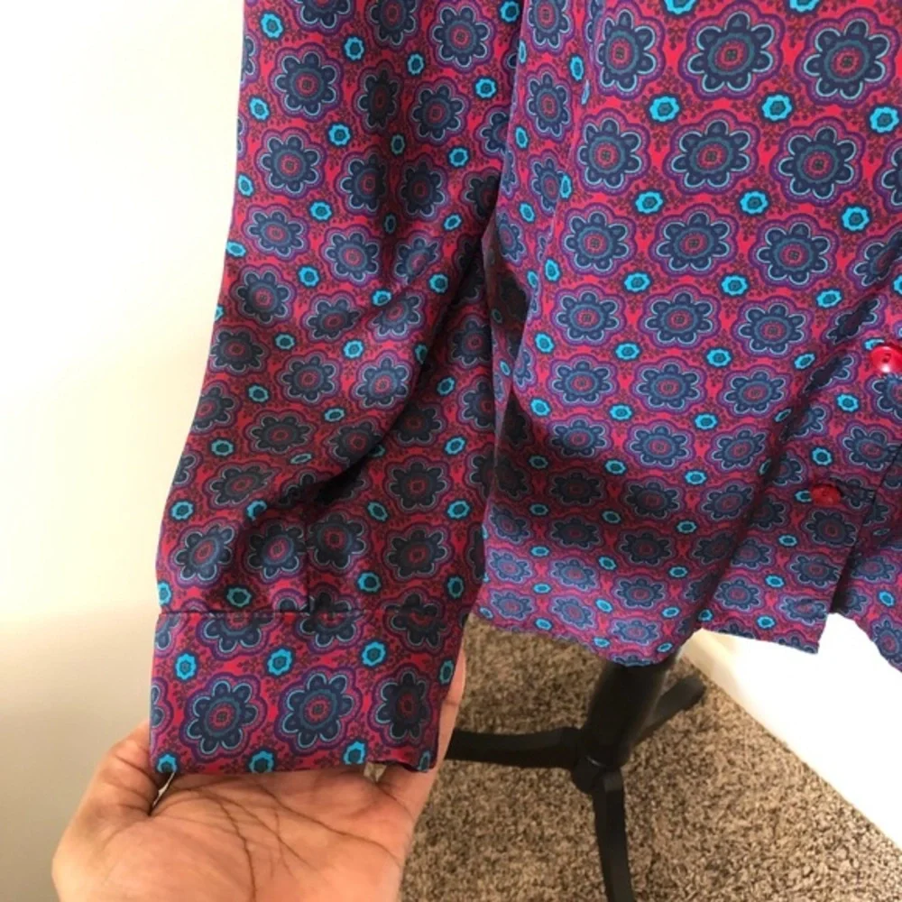 Vintage Haberdashery by Leslie Fay Floral Blouse - Picture 6 of 10